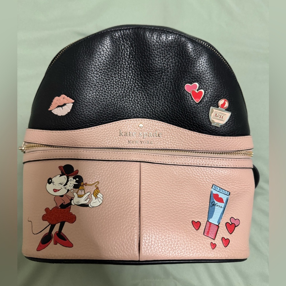 Kate Spade Minnie Mouse Backpack & Wallet Set - Picture 2 of 9